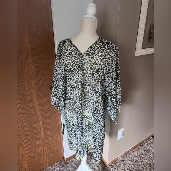 Leopard Bathing Suit Cover-Up - Picture 2 of 7